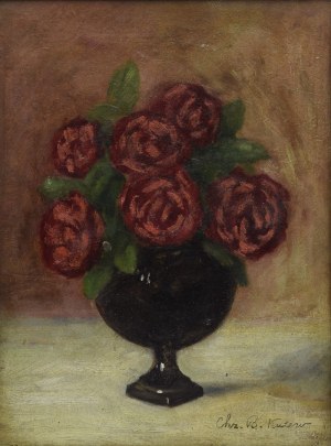 Christo KUTEW (1868-1948), Kwiaty w wazonie