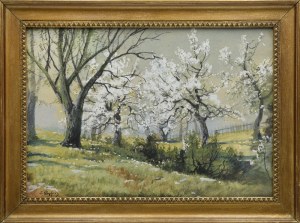 Fryderyk KLOPFER (1865-1942), Kwitnący sad