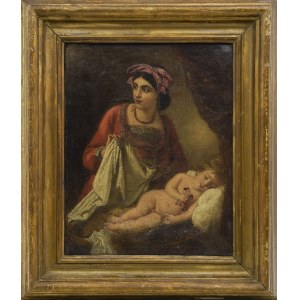 Painter unspecified, 18th century, Woman with child
