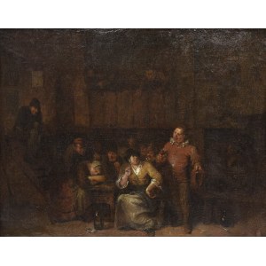 Jan Miense MOLENAER (ca. 1610-1668), Devant l'auberge