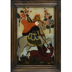 Author unspecified, 20th century, St. George fighting the dragon