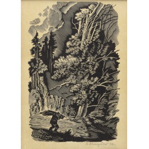 Edward KUCZYŃSKI (1905-1958), Droga przez las, 1949