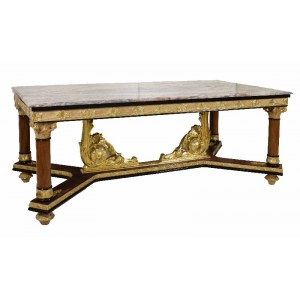 Decorative table in neo-empire style