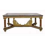 Decorative table in neo-empire style