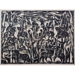 Józef PAKULSKI (1900-1975), Trauerkomposition, 1960