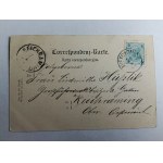 POSTCARD PAINTING RUSKIE TYPES, RUSKA GIRL PRE-WAR, STAMP NIEPOŁOMICE
