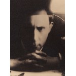 Stanisław Ignacy Witkiewicz \ Witkacy (1885 Warszawa - 1939 Jeziory na Polesiu), Kolaps przy lampie (Autoportret przy lampie), około 1913