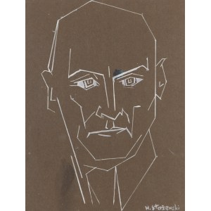 Henryk Stażewski (1894 Warszawa - 1988 Warszawa), Autoportret, 1948