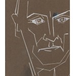 Henryk Stażewski (1894 Warszawa - 1988 Warszawa), Autoportret, 1948