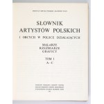 SŁOWNIK artystów polskich. T. 1-7 + Uzupełnienia i sprostowania do t. 1-6.