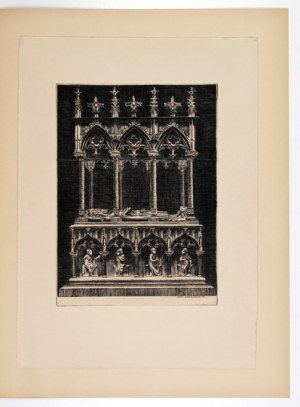 ZAKRZEWSKI Władysław (1903-1944) - Tombstone of Casimir the Great in the Wawel Cathedral.