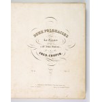 CHOPIN Frederic - A collection of 13 early sheet music editions of works by Frederic Chopin (...