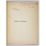 S. Żeromski - Duma o hetmanie. 1908. Wyd. I z dedykacją autora.