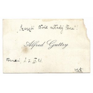 [GUTTRY Alfred]. Alfred Guttry.