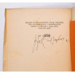 GOETHE Johann Wolfgang – Faust. Cz. 1-2. Wadowice 1926. Z podpisem E. Zegadłowicza.