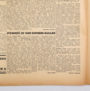 WIADOMOŚCI Literackie with a review by B. Schulz. No. 712: 20 June 1937.