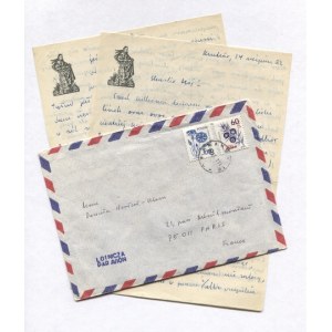 List W. Szymborskiej do D. Herbert-Ulam, dat. 24 VIII 1962 w Krakowie.
