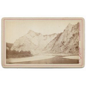 [MOUNTAINS - Carpathian Mountains - Pieniny - Forest Brook - view photograph - cdv shot]. [l. 70s of the 19th century?]....
