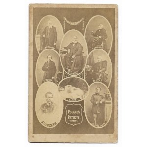 [January Uprising - tableau Poland's Patriots - cdv shot]. [1863]. Photograph form. 8,...