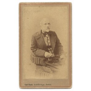 [RADZIWIŁŁ Bogusław Fryderyk - fotografia portretowa - ujęcie w formacie card de visite]. [nie przed 1868, nie po 1873]....
