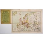 [AUSTRO-WĘGRY, EUROPA]. Karte von Europa [...]. Beilage: Österreich-Ungarn [...]. Dwie mapy barwne form. 33,8x47,...