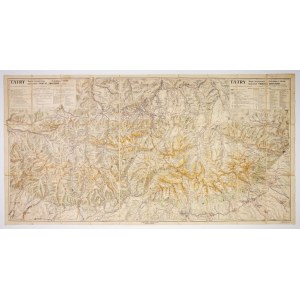 Tatry. Mapa turystyczna. 1936.