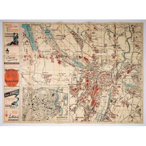 [POZNAŃ]. Plan stołecznego miasta Poznania. Po 1945.