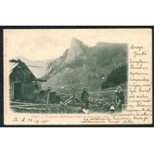 TATRY. Z Przystopu Miętusiego widok na Kończystą turnię.