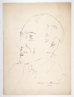 HOFMAN Wlastimil (1881-1971) - Portrét muže (Joseph Germak).