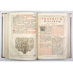 MSZAŁ Rzymski. Antwerpia 1736. Z dodatkiem dotyczącym patronów Polski.
