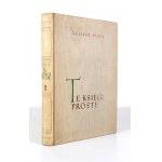 SYGA Teofil - Te księgi proste. Dzieje pierwszych polskich wydań książek Mickiewicza. Warszawa 1956. PIW. 8, s. 327, [2]...