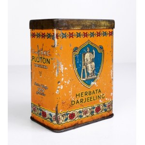 PLUTON T-wo. Akc., Warszawa. Herbata darjeeling. Netto Waga 125 gramów.