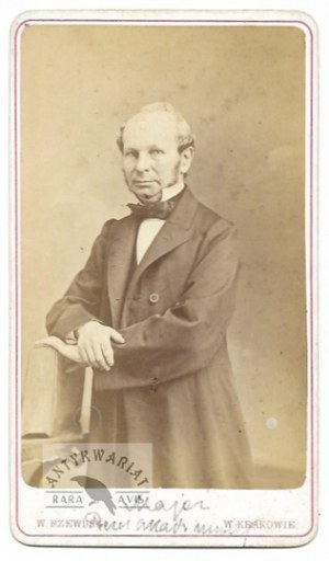 [MAJER Joseph - portrait photograph - shot in card de visite format]. [2nd half of the 19th century]. Photograph form....