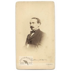 [ZACHARIASIEWICZ Jan Chryzostom  fotografia portretowa - ujęcie w formacie card de visite]. [l. 60. XIX w.]...