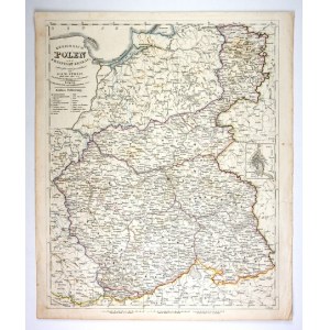 [POLSKA]. Königreich Polen und Freistaat Krakau. 1843.