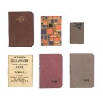 [CALENDARS]. A collection of 6 miniature pre-1939 calendars.