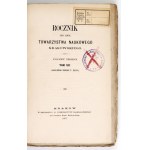 ANNUAL of the Scientific Society of Cracow. Postet 3, vol. 12. 1867.