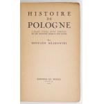 KRAKOWSKI E. - Histoire de Pologne. Paris 1947. dedication by the author.