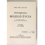 LASOCKI W. – Wspomnienia z mojego życia. T. 1-2. 1933-1934. Półskórek złocony.