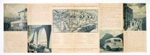 [FOLDER]. Lanovka na Kasprový Vrch (1988 m). Zakopané (843-1000 m). [Varšava] 1937. Liga na podporu cestovního ruchu, PKP....