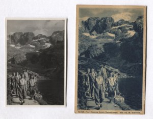 TATRY. At the Black Caterpillar Pond - photo and postcard.
