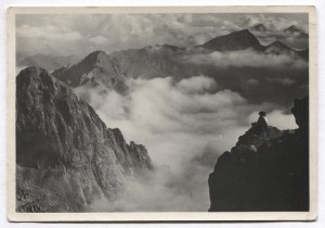 TATRY. View from the Wagi Pass toward the northeast, from left: Bohemian Turnia, Mlynarz,...