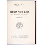 BADECKI K. - Lviv City Archives. 1934. with dedication by the author.