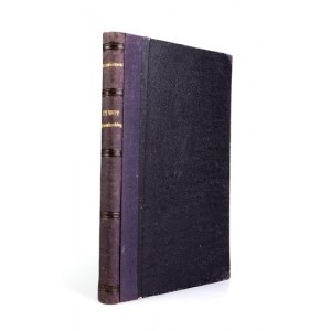 DZIEDUSZYCKI Maurycy - Żywot Wacława Hieronima Sierakowskiego, arcybiskupa lwowskiego. Kraków 1868; druk. Czas. 8,...