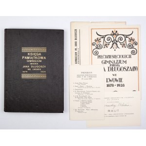 Księga pamiątkowa 50-lecia Gimnazjum we Lwowie. 1928. Jeden ze 100 egz. specjalnych.