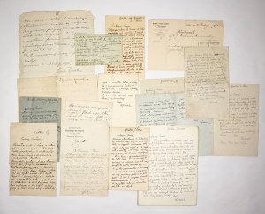 KOSSAK W. Collection of documents (letters, contracts, bills) concerning the panorama 