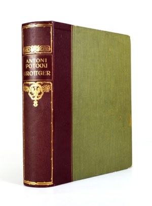 POTOCKI Antoni - Grottger. Lviv 1931. published and owned by H. Altenberg Bookstore. 4, pp. VIII, 216, tabl....