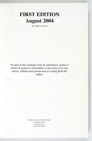 TUTAK Adam J. M. - Polish Postal and Commemorative Service in Great Britain 1941-2003....