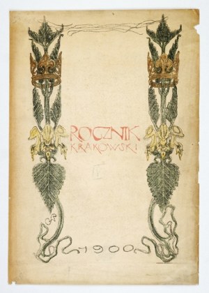 WYSPIAŃSKI Stanisław (1869-1907) - Kraków Yearbook of 1900 [magazine cover].