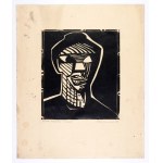 CHODOROWSKI A. – Głowa Murzynki. Linoryt sygn. A. Chodorowski 59.